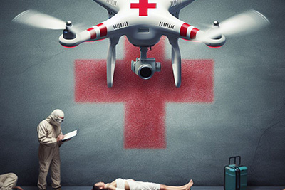desfibriladores en dron